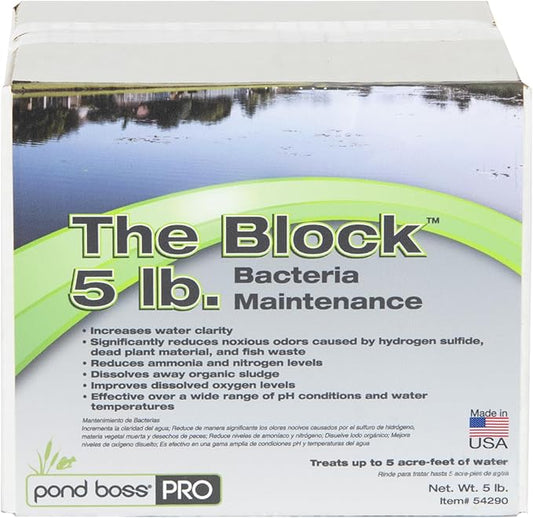 Pond BOSS CBBPR5 Pro Block Bacteria, 5-Pound