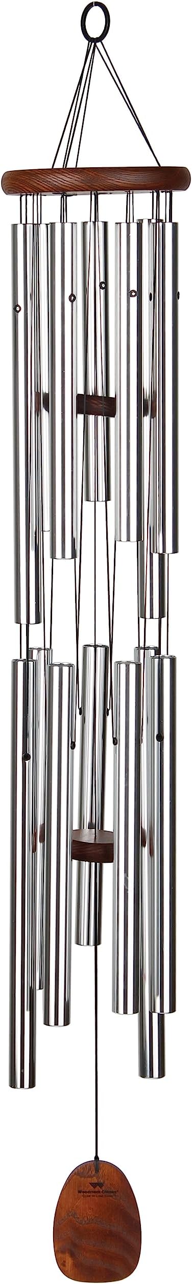 Woodstock Chimes Signature Collection, Woodstock Clair de Lune Chime, 40'' Famous Melodies Wind Chimes for Outdoor, Patio, Home or Garden Décor (WCDL)
