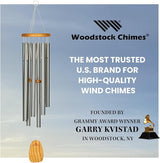 Woodstock Chimes Signature Collection, Woodstock Meditation Chime, 39'' Eastern Energies Wind Chimes for Outdoor, Patio, Home or Garden Décor (TMS)