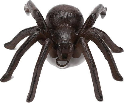 BRASSTAR Cast Iron Spider Statue Entomophile Delicate Modelling Interior and Exterior Decoration Suitable for Placing Study Garden Lawn Balcony TQGJPT490