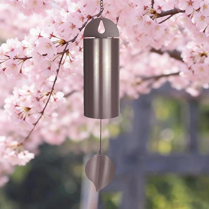 Outdoor Wind Chimes Tranquility Bells Copper Wind Chimes Sympathy Gifts, Outdoor Wind Chimes for Outdoor Garden, Deck, Porch Wind Chimes Deep Tone Memorial Wind Chimes