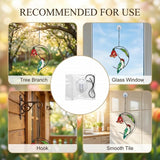 Hummingbird Gifts for Women, Hummingbird Sun Catcher for Window Hanging, Mothers Day for Mom Grandma Bird Lovers, Spring Suncatcher Garden Decor for Indoor Outdoor Windows(3)