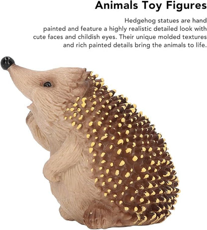 Garden Statues Hedgehog Figurines Hedgehog Garden Statues Outdoor Resin Garden Statues Cute Hedgehog Decor Hedgehog Decorations for Home Yard Ornaments Decor
