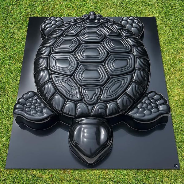 Turtle Stepping Stone Mold Garden Concrete Mold Cement Plastic ABS 2mm - Tortoise Mould for Cement - Paving DIY Turtle Garden Stone Path Form