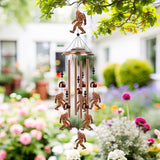 Bigfoot Gift Wind Chimes - Big Foot Sasquatch Gifts for Men Women, Father Mother Grandparents Friends Birthday, Memorial Wind Chimes for Outside, Garden Patio Yard Decor