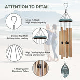 ASTARIN Personalized Happy Retirement Wind Chimes, Tree of Life Retirement Wind Spinner Gift for Women/Men Teacher Coworker 2024, Going Away Farewell Gifts, Deep Tone Larde Wind Chime(Produced in USA)