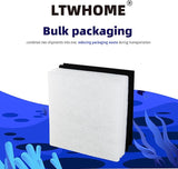 LTWHOME Value Pack of Polyester and Carbon Filter Pads Fit for Danner 12202 Pondmaster PM 1000 and PM 2000 (Pack of 6)