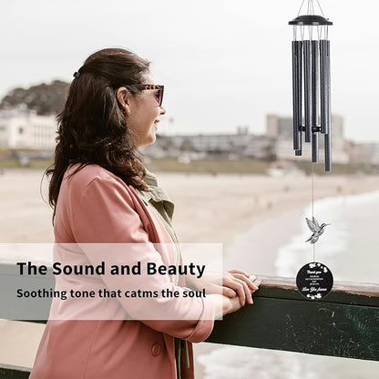37-inch Hummingbird Wind Chimes are Suitable for Garden, Patio and Courtyard Decoration. They can be Given as Gifts of Comfort, Mourning and Remembrance to Loved Ones who Have Lost Them