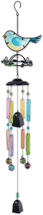 Sunset Vista Designs Garden Basics Bird Chime, 35.5-Inch Long