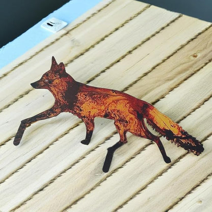 Metal Insert Outdoor Iron Lawn Stake 50Cm Hollow Animal Yard Decor for Patio and Courtyard Decorative Garden Ornament