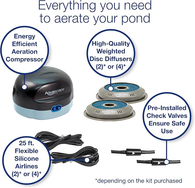 Aquascape 75001 Pond Air 4 (Quadruple Outlet Aeration Kit)