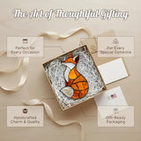 Library Bookshelf Acrylic Suncatcher Window Hanging Faux Stained Glass Book Lover Gift Book and Flowers Wall Hanging Decor Librarian Teacher Gift