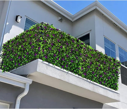 LANDGARDEN Privacy Fence Screen Artificial Leaf Faux Ivy Expandable/Stretchable Fence Cover