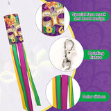 NOVWANG 2 Pieces Mardi Gras Wind Sock, 40 Inch Wind Socks Mardi Gras Outdoor Decorations Purple Green Yellow Holiday Windsock Flags for Yard Garden Home Party Hanging Decor