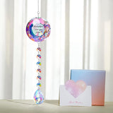 Remember I Love You Mom Gifts for Mothers Chriatmas Birthday, Perfect for Christmas Mothers Day to Mom from Daughter Son, Window Decor Crystal Suncatcher for Moms Office Bedroom Living Room Garden