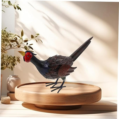 YARNOW Realistic Pheasant Garden Statue Outdoor Decor for Landscape Simulation Pheasant Figurine Iron Sculpture for Lawn and Home Decoration
