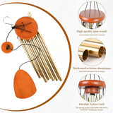 26 Inch Wind Chimes for Outside Deep Tone, Aluminum Memorial Wind Chime, Sympathy Wind Chimes for Loss of Loved One, Memorial Gifts, Outdoor Patio Garden Home Decoration - Gold