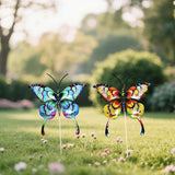 A Set of Adorable Wrought-Iron Garden planters is Suitable for Various Places Such as patios, courtyards, corridors, etc. (Butterfly)