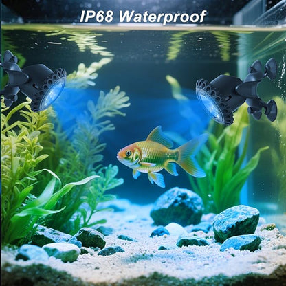 T-SUN Solar Pond Lights, 3-in-1 RGB Solar Underwater Pond Lights, IP68 Waterproof Sustainable Submersible Light for for Pond, Garden, Patio, Fountain, Pool, Waterfall Decoration