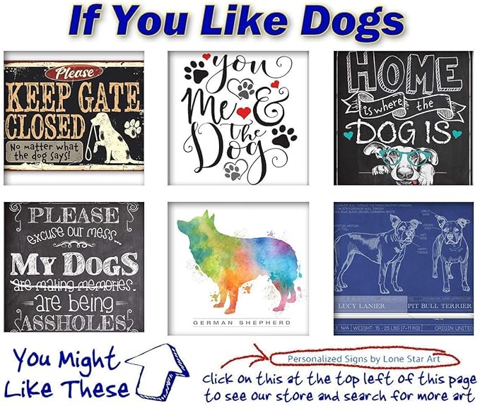 Dog Decor – Keep Gate Closed Metal Sign – Funny Pet Wall Art for Home – Indoor/Outdoor Use – Rustic Animal Quote Sign – Gift Idea for Dog Moms and Pet Lovers