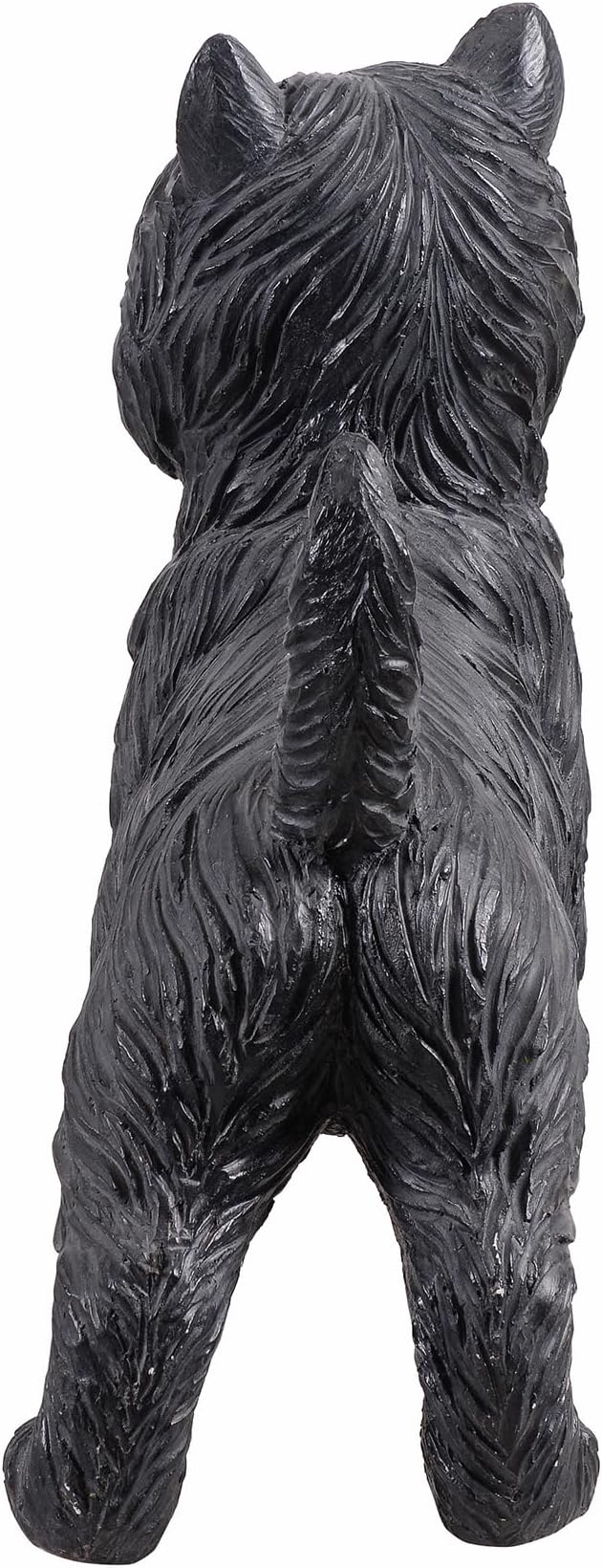 Hi-Line Gift Ltd. Cairn Terrier Statue Black Life Size Home Decor Garden Yard Statue