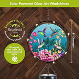 Briarwood Lane Springtime Hummingbirds Illuminated Wind Chime