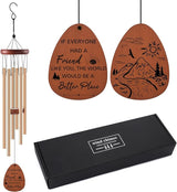 Friendship Wind Chimes Gifts for Women - Inspirational Long Distance Bestie Friendship Birthday Gifts Ideas Female Garden Decoration Personalized Christmas Windchimes for Women Best Friend Soul Sister