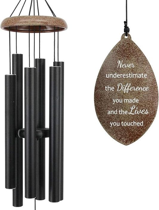 ASTARIN Personalized Happy Retirement Gift, Custom Name Retirement Wind Chimes for Women Men, 35" Large Deep Tone Wind Chime Retire Gifts for Teacher Co-Workers Boss(Produced in USA)