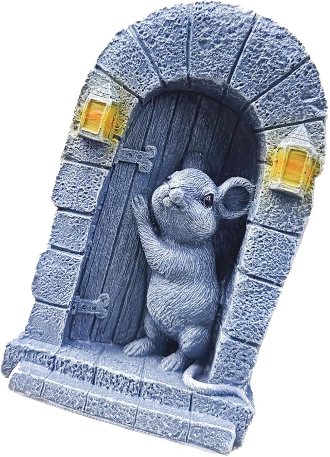 Cartoon Peeking Statue Creative Garden Accent Home Office Resin Art Sculpture Weather Garden Sculpture
