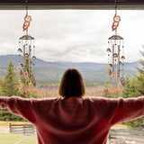 VioraWhite Monkey Wind Chimes Decoration for Outside Metal Windchimes Monkey Gifts for Women Men Wind Chime Garden Decor Outdoor, Memorial Housewarming Festival Birthday Gifts Front Yard Decor