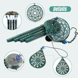 Wind Chimes for Outside Zen Atmosphere Wind Chime Windchime Outdoors for Outdoor Garden Patio Decor with Mandala Design Windchime Gifts for Mother Grandma Sisters(8 Petal)