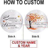 Personalized 30" Memorial Wind Chimes for Outside, Bereavement Gift in Remembrance of a Loved One, Sympathy Gift for Loss of Mother Father Husband, Garden Patio Decor