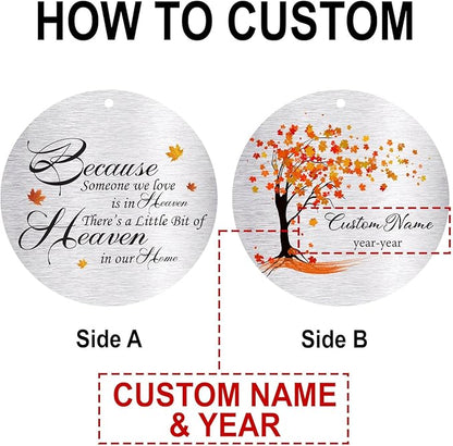 Personalized 30" Memorial Wind Chimes for Outside, Bereavement Gift in Remembrance of a Loved One, Sympathy Gift for Loss of Mother Father Husband, Garden Patio Decor