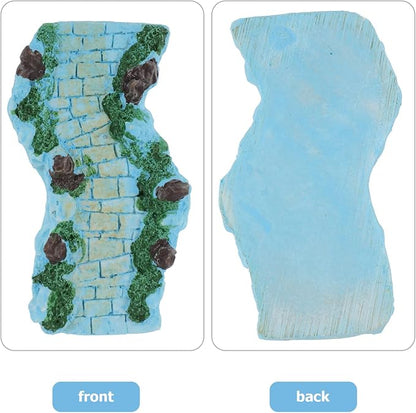 Yardwe Garden Stone Pathway Ornament Resin Bonsai Decoration for Creative Walkway Stone for Balcony for Landscape Decor Easy to Place Outdoor Spaces