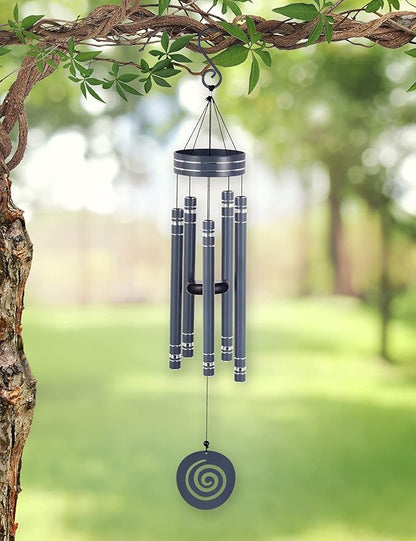 Sunset Vista Designs Durable Metal Vista Classics Galaxy Wind Chime, 36-Inch, Gray