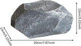 Baoblaze Fake Rock Landscape Decoration Photo Ornaments Landscaping Lightweight Faux Stone Sculpture Realistic for Porch Yard Garden, 20x13x13cm