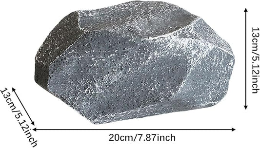 Imitation Rock Landscape Decoration Weather Resistant Sturdy Lightweight Foam Natural Texture Realistic for Yard Lawn Garden, 20x13x13cm