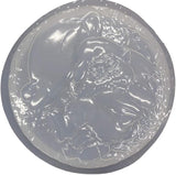 Gnome with Butterfly Plastic Craft Mold use with Concrete or Cement to Make Stepping Stones 1150
