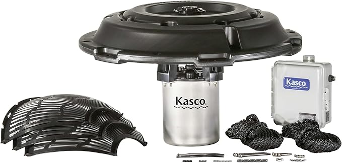 Kasco 1 HP J Series Decorative Fountain - 120V with 200 Ft Electric Power Cord | Pond and Lake Fountain | Efficient Pond Aerator Outdoor Fountain
