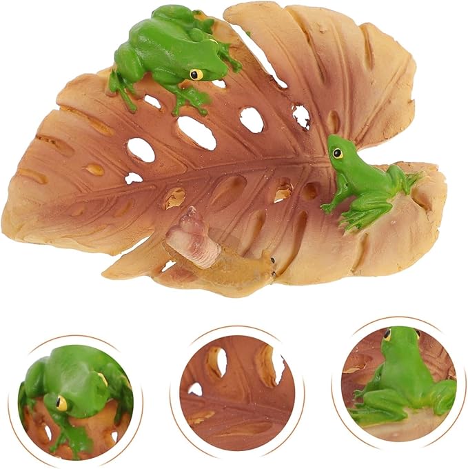 Cute Statues Garden Frog Figurine Charming Resin Statue Outdoor Backyard Decor