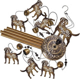 Outdoor Dogs Wind Chimes - Bronze Memorial Wind Bells, Mobile Sympathy Wind Catcher, Romantic Puppy Decor, Windchimes for Home, Balcony, Tree, Festival, Garden Hanging Decoration, Gifts for Mom