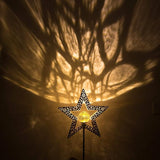 TAKE ME Star Solar Lights Garden Outdoor Decor Waterproof Metal Solar Stakes Lights for Patio Yard Walkway Lawn Patio Mothers Day Garden Gifts Mom Wife Grandma