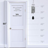 Woodstock Chimes Signature Collection, Bells of Paradise, Antique Silver 32", Decor Designs Wind Chimes for Outdoor, Patio, Home or Garden Décor (BPMAS)
