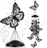 Butterfly Wind Chimes Outdoor Decoration, Mobile Wind Catcher, Retro Wind Bells, Memorial Wind Chime, Blessing Windchime for Home, Balcony, Yard, Room, Xmas, Party, Indoor, Garden Decor, Gifts for Mom