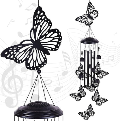 Butterfly Wind Chimes Outdoor Decoration, Mobile Wind Catcher, Retro Wind Bells, Memorial Wind Chime, Blessing Windchime for Home, Balcony, Yard, Room, Xmas, Party, Indoor, Garden Decor, Gifts for Mom