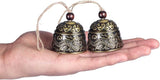 Chuangdi 2 Pcs Fengshui Bell Vintage Dragon Bell Fengshui Wind Chimes Good Luck Hanging Supplies for Home Garden Good Luck Blessing Patio Yard Indoor Outdoor Front Door Decorations(Dragon)
