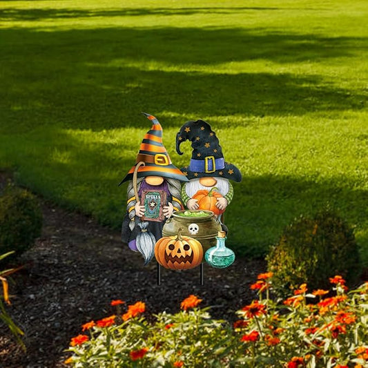 Briarwood Lane Halloween Gnomes Metal Art