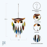SPIKY OWL WINDCHIME
