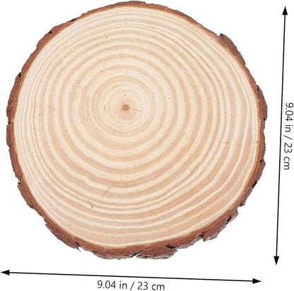 BESPORTBLE 2pcs Wooden Garden Stepping Logs Outdoor Patio Pathway Flagstone Stepping Stones with Delicate Texture for Flower Bed Decoration