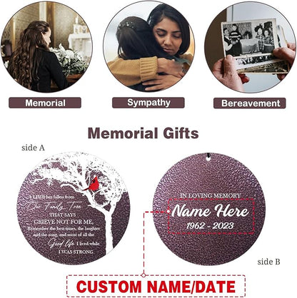 ASTARIN Wind Chimes for Loss of Loved One, Personalized Memorial Wind Chimes Gifts for Loss of Mom Dad, in Loving Memory- Cardinal Sympathy Gifts,30/36/45 in Deep Tone Windchime, Produced in USA